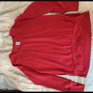 NWOT active life raspberry colored pullover